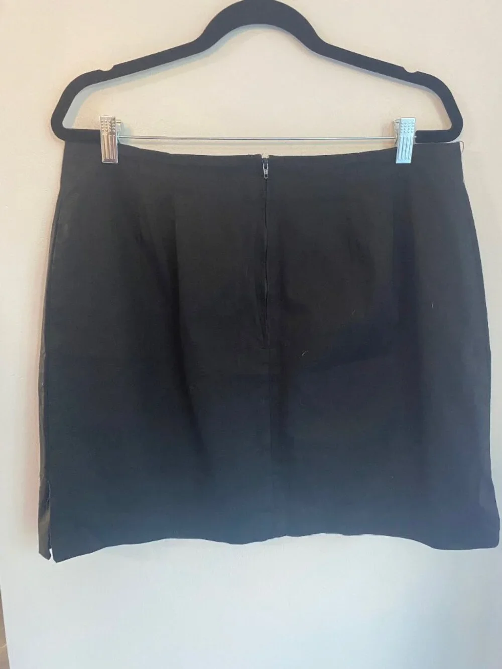 Route 66 Black Stretch Pencil Skirt